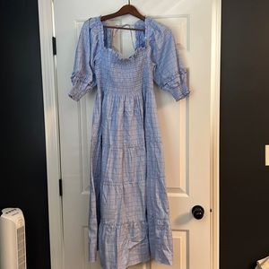 Hill House Nesli Nap Dress [Diana check, L]